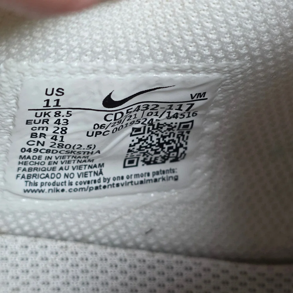 Nike Air Max Excee Womens 11 White Barely Rose Sneakers
